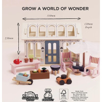 Le Toy Van Domček pre bábiky Zimná záhrada