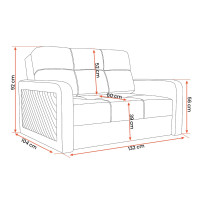 Rozkladacia pohovka FRANCO (viac variant)