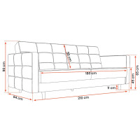 Rozkladacia pohovka TERST 210 (viac variant)