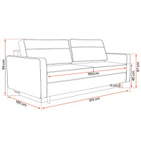 Rozkladacia pohovka MESSINA