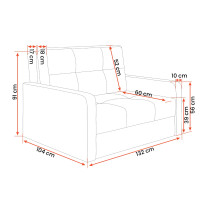Rozkladacia pohovka VICENZA 2 (viac variant)