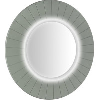 Sapho LUMIRO STRIP okrúhle zrkadlo s LED osvetlením v ráme ø 75cm, verde LR750-4444S