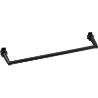 Aqualine Sušiak uterákov na vykurovacie telesá 46cm rovný, čierna mat IDR-50B