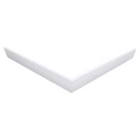 Polysan AURA 70 rohový panel, biela 42691