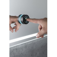 Sapho GEMINI zrkadlo s LED osvetlením 120x60cm, chytré funkcie GM120K