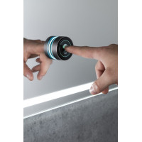 Sapho GEMINI zrkadlo s LED osvetlením 100x70cm, múdre funkcie GM100K