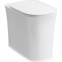 Kerasan THE NEW YORKER WC misa stojaca pre vysokú nádržku, 36, 5x60cm, spodný/zadný odpad, biela 561801-1