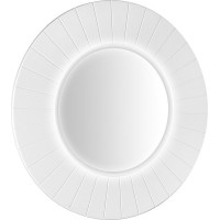 Sapho LUMIRO STRIP okrúhle zrkadlo s LED osvetlením v ráme ø 75cm, biela mat LR750-3131S