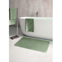 Gedy FUZZY kúpeľňová predložka, 60x100cm, 100% polyester, protišmyk, zelená 96FY100607