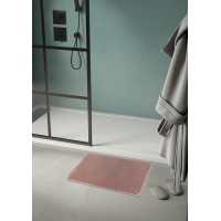 Gedy FUZZY kúpeľňová predložka, 60x100cm, 100% polyester, protišmyk, ružová 96FY100610