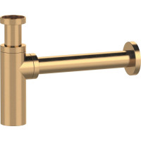 Sapho Umývadlový sifón 5/4", odpad 32mm, okrúhly, zlato mat SI519D