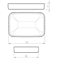 Gedy YLENIA mydlenka na postavenie, ružová YL1110