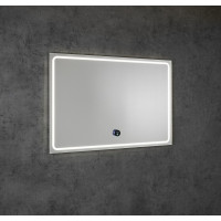 Sapho GEMINI zrkadlo s LED osvetlením 100x70cm, múdre funkcie GM100K