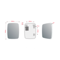 Sapho TONG zrkadlo s LED osvetlením 60x80cm TN6080