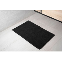 Aqualine CHENILL kúpeľňová predložka 50x80cm, 100% polyester, čierna CH2014