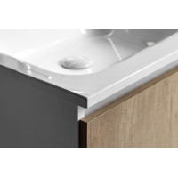 Sapho ARECA umývadlo, liaty mramor, 71x51, 5cm, biela AC071