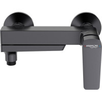 Aqualine FLERY nástenná vaňová/sprchová batéria, otočné ramienko, gun metal FY010GM