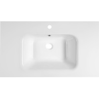 Sapho ARECA umývadlo, liaty mramor, 91x51, 5cm, biela AC091