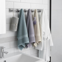 Strieborný kovový vešiak PSINO 43,5 cm