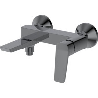 Aqualine FLERY nástenná vaňová/sprchová batéria, otočné ramienko, gun metal FY010GM