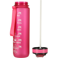 Fľaša na vodu 1l - ružová