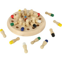 Pamäťová logická drevená hra - Farby