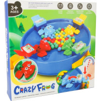 Arkádová hra Hladné žaby pre 4 hráčov - modrá
