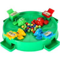 Arkádová hra Hladné žaby pre 4 hráčov - zelená