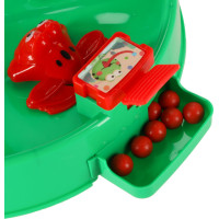 Arkádová hra Hladné žaby pre 4 hráčov - zelená