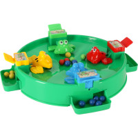 Arkádová hra Hladné žaby pre 4 hráčov - zelená