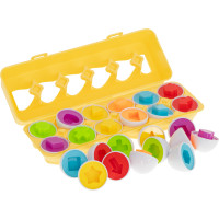 Vzdelávacia hračka vajíčka - Farby a tvary