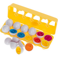 Vzdelávacia hračka vajíčka - Farby a čísla