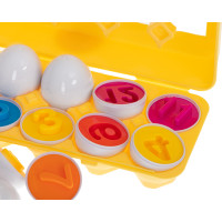 Vzdelávacia hračka vajíčka - Farby a čísla
