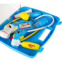 Doktorský set v kufríku DOKTOR so zvukmi a svetlom - modrý