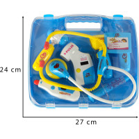Doktorský set v kufríku DOKTOR so zvukmi a svetlom - modrý