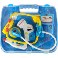 Doktorský set v kufríku DOKTOR so zvukmi a svetlom - modrý