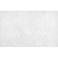 Aqualine CHENILL kúpeľňová predložka 50x80cm, 100% polyester, biela CH2011