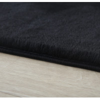 Kusový koberec Pouffy 5100 Black kruh