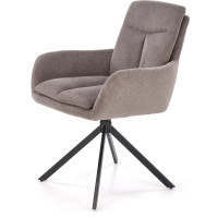 Jedálenské otočné kresielko AIDEN - šedé