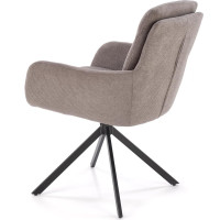 Jedálenské otočné kresielko AIDEN - šedé