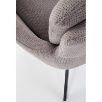 Jedálenské otočné kresielko AIDEN - šedé