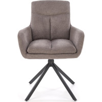 Jedálenské otočné kresielko AIDEN - šedé