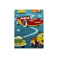 Detský koberec Autíčka - modrý