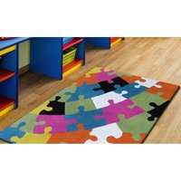 Detský koberec Puzzle - multicolor