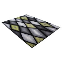 Moderné kusový koberec MATRA šedo-zelený J373C