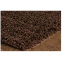 Moderný kusový koberec SHAGGY COLOR - hnedý