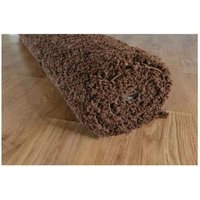 Moderný kusový koberec SHAGGY COLOR - hnedý