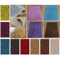 Moderný kusový koberec SHAGGY COLOR - hnedý