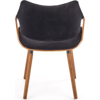 Jedálenská stolička KIA - čierna/orech