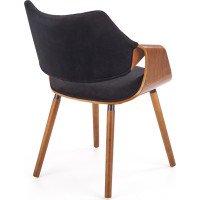 Jedálenská stolička KIA - čierna/orech